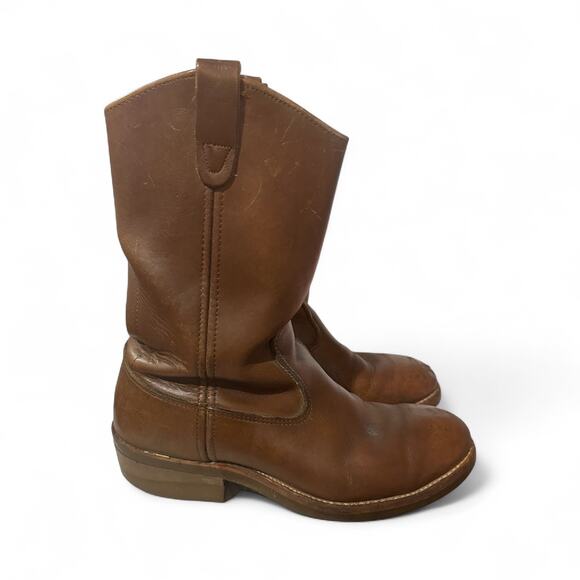 Vintage Men's Cowboy Boots Elastomeric Fibre Insole Composition Toe Sz 6.5 D - Picture 2 of 9